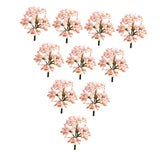 Maxbell 10x Miniature Trees Supplies Decor Sand Table Fake Plants Landscape Ornament 9 cm Height