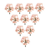 Maxbell 10x Miniature Trees Supplies Decor Sand Table Fake Plants Landscape Ornament 9 cm Height