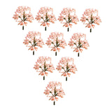 Maxbell 10x Miniature Trees Supplies Decor Sand Table Fake Plants Landscape Ornament 9 cm Height