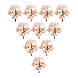 Maxbell 10x Miniature Trees Supplies Decor Sand Table Fake Plants Landscape Ornament 9 cm Height