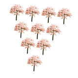 Maxbell 10x Miniature Trees Supplies Decor Sand Table Fake Plants Landscape Ornament 10.5 cm Height
