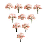 Maxbell 10x Miniature Trees Supplies Decor Sand Table Fake Plants Landscape Ornament 10.5 cm Height