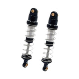 Maxbell 2 Pieces RC Shock Absorber Easy to Install RC Car Parts for 1/12 Scale H12Y+ Black and Silver