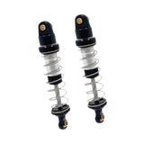 Maxbell 2 Pieces RC Shock Absorber Easy to Install RC Car Parts for 1/12 Scale H12Y+ Black and Silver