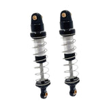 Maxbell 2 Pieces RC Shock Absorber Easy to Install RC Car Parts for 1/12 Scale H12Y+ Black and Silver