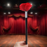 Maxbell Stick to Rose Flower Magic Trick Gimmick Girls Boys Training Gift Magic Cane