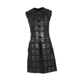 Maxbell Medieval Chest Armor PU Leather for Party Medieval-themed Events Stage Shows Black