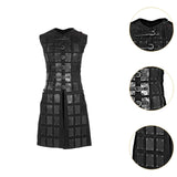 Maxbell Medieval Chest Armor PU Leather for Party Medieval-themed Events Stage Shows Black