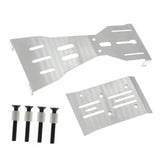 Maxbell 1:10 Scale Stainless Skid Plate Maintenance Upgrade Parts for RC Hobby Model