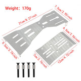 Maxbell 1:10 Scale Stainless Skid Plate Maintenance Upgrade Parts for RC Hobby Model