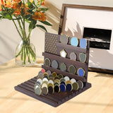 Maxbell Challenge Medal Display Stand Showcase Organizer for Medals Badges Collection