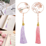 Maxbell Fan Shaped Bookmark Cute Decor for Friends Who Love Reading Reading Bookworm Style A