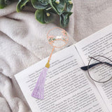 Maxbell Fan Shaped Bookmark Cute Decor for Friends Who Love Reading Reading Bookworm Style A