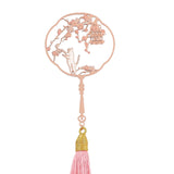 Maxbell Fan Shaped Bookmark Cute Decor for Friends Who Love Reading Reading Bookworm Style B