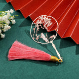 Maxbell Fan Shaped Bookmark Cute Decor for Friends Who Love Reading Reading Bookworm Style B