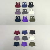 Maxbell 1/6 Scale Female Clothes Stylish Clothing Costume for Doll Lovers Collectors Black