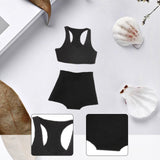 Maxbell 1/6 Scale Female Clothes Stylish Clothing Costume for Doll Lovers Collectors Black