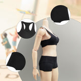 Maxbell 1/6 Scale Female Clothes Stylish Clothing Costume for Doll Lovers Collectors Black