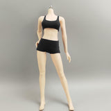 Maxbell 1/6 Scale Female Clothes Stylish Clothing Costume for Doll Lovers Collectors Black