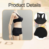 Maxbell 1/6 Scale Female Clothes Stylish Clothing Costume for Doll Lovers Collectors Black