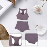 Maxbell 1/6 Scale Female Clothes Stylish Clothing Costume for Doll Lovers Collectors Pink and Purple