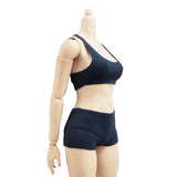 Maxbell 1/6 Scale Female Clothes Stylish Clothing Costume for Doll Lovers Collectors Dark Blue