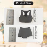 Maxbell 1/6 Scale Female Clothes Stylish Clothing Costume for Doll Lovers Collectors Gray