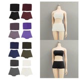Maxbell 1/6 Scale Female Clothes Collection Dress up Clothing Stylish Casual Costume Black