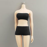 Maxbell 1/6 Scale Female Clothes Collection Dress up Clothing Stylish Casual Costume Black