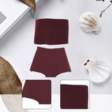 Maxbell 1/6 Scale doll Female Clothes Collection Dress up Clothing Stylish Casual Costume Dark Red