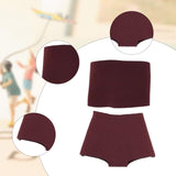 Maxbell 1/6 Scale doll Female Clothes Collection Dress up Clothing Stylish Casual Costume Dark Red