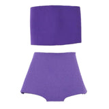 Maxbell 1/6 Scale Female Clothes Collection Dress up Clothing Stylish Casual Costume Light Purple