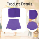 Maxbell 1/6 Scale Female Clothes Collection Dress up Clothing Stylish Casual Costume Light Purple