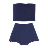 Maxbell 1/6 Scale Female Clothes Collection Dress up Clothing Stylish Casual Costume Dark Blue