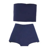 Maxbell 1/6 Scale Female Clothes Collection Dress up Clothing Stylish Casual Costume Dark Blue