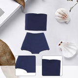 Maxbell 1/6 Scale Female Clothes Collection Dress up Clothing Stylish Casual Costume Dark Blue