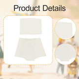 Maxbell 1/6 Scale Female Clothes Collection Dress up Clothing Stylish Casual Costume White