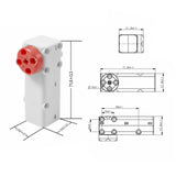 Maxbell 3kg Clutch Serial Port Building Blocks Servo Replacement Closed Loop Control