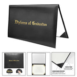 Maxbell Imprinted Diploma Cover Graduation Certificate Cover for Presentation Black