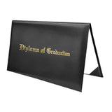 Maxbell Imprinted Diploma Cover Graduation Certificate Cover for Presentation Black