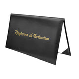 Maxbell Imprinted Diploma Cover Graduation Certificate Cover for Presentation Black
