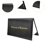 Maxbell Imprinted Diploma Cover Graduation Certificate Cover for Presentation Black