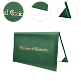Maxbell Imprinted Diploma Cover Graduation Certificate Cover for Presentation Green