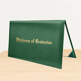 Maxbell Imprinted Diploma Cover Graduation Certificate Cover for Presentation Green