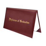 Maxbell Imprinted Diploma Cover Graduation Certificate Cover for Presentation Maroon
