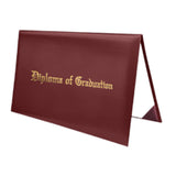 Maxbell Imprinted Diploma Cover Graduation Certificate Cover for Presentation Maroon