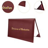 Maxbell Imprinted Diploma Cover Graduation Certificate Cover for Presentation Maroon