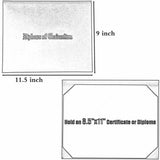 Maxbell Imprinted Diploma Cover Graduation Certificate Cover for Presentation Maroon