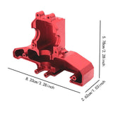 Maxbell RC Car Rear Bottom Chassis Plate Replacement Upgrade Part DIY for 1/14 14302 Red