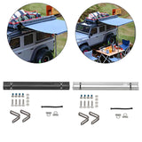 Maxbell RC Car Roof-mounted Side Tent 1/18 Scale for Crawler Remote Control Vehicles Black
